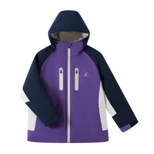 【三防雪壳】NAUTICA童装男童女童冲锋户外秋冬季羽绒服外衣滑雪