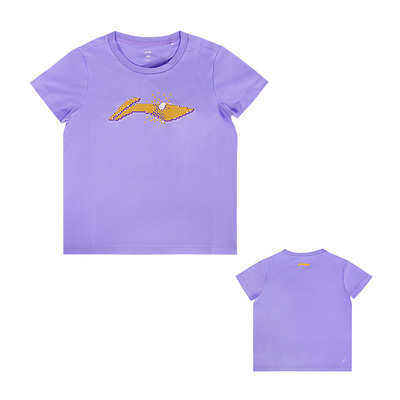 李宁儿童乒乓球服短袖