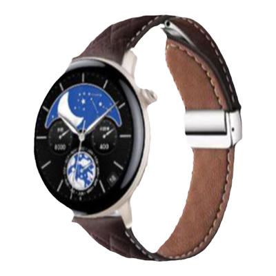玩物尚智适用vivowatch5手表磁吸扣表带watch3真皮vivo2智能3代新款42/46mm男女生new腕带时尚高级替换带配件