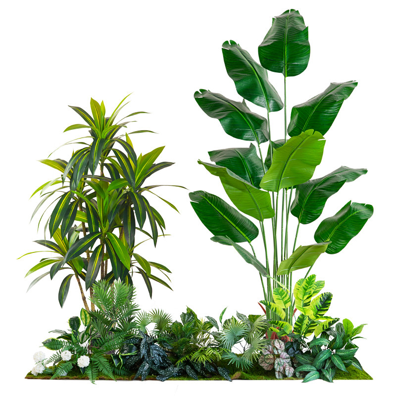 仿真绿植造景组合植物室内装饰
