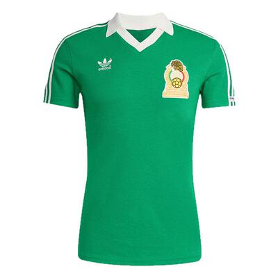 皇贝Adidas阿迪达斯墨西哥1986年世界杯主场球迷版复刻球衣JN3710