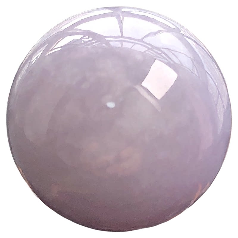 缅甸天然翡翠A货大圆珠卡28.6mm