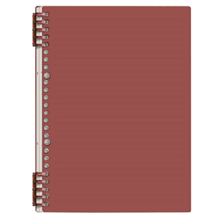 不硌手透明活页本高中生专用笔记本B5可拆卸a5本子记事本复古高颜值简约考研替芯大容量内页初中生线圈不隔手