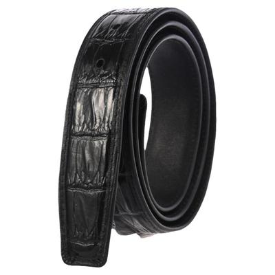 鳄鱼皮腰带真皮皮带无头打针针扣