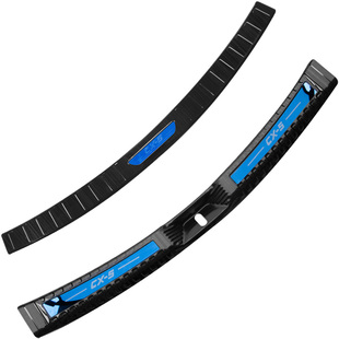 适用于17-25款马自达CX5后护板 全新CX-5改装不锈钢后备箱保护板