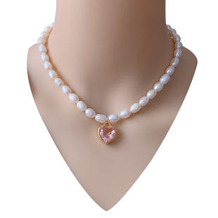 戴多美纯天然真珍珠项链高档气质锁骨链简约新颖颈链送闺蜜礼物