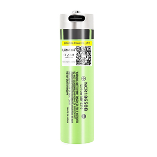 18650锂电池USB大容量3400mAh21700快直充可充电3.7V手电筒Type-C