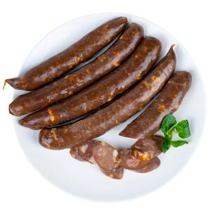 波尼亚风干肠猪肉香肠咸味腊肠山东莱芜特产农家手工灌肠即食500g