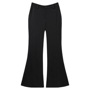 西町村屋修身长裤女装2025秋季新款舒适简约百搭喇叭裤XXAC10124