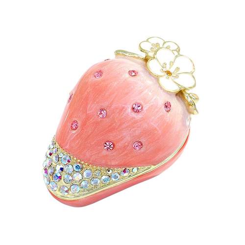 Picals草莓戒指盒婚礼求婚表白仪式感高档首饰盒创意新年礼物摆件