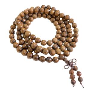 福利 天然黄花梨木圆珠款佛珠链手链 男女款黄花梨木手串饰品礼物