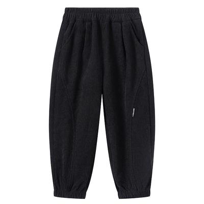 小象汉姆男童灯芯绒加绒裤