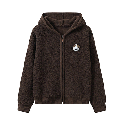 DDXZ夕子美拉德色系连帽拉链外套