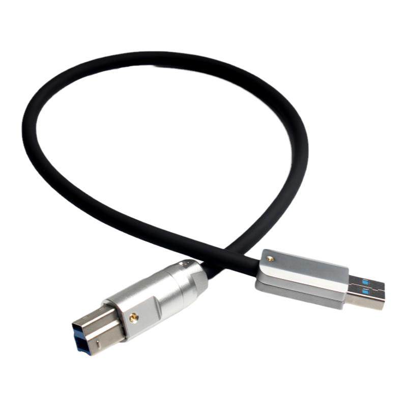 客制化打印机数据线USBA公接头3.0对B公3.0高速传输线usb3.0天文