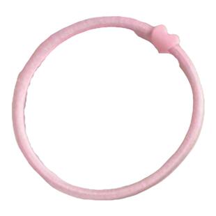 10个甜美爱心星星发绳皮筋头绳细圈黄粉五角星发圈学生情侣手链