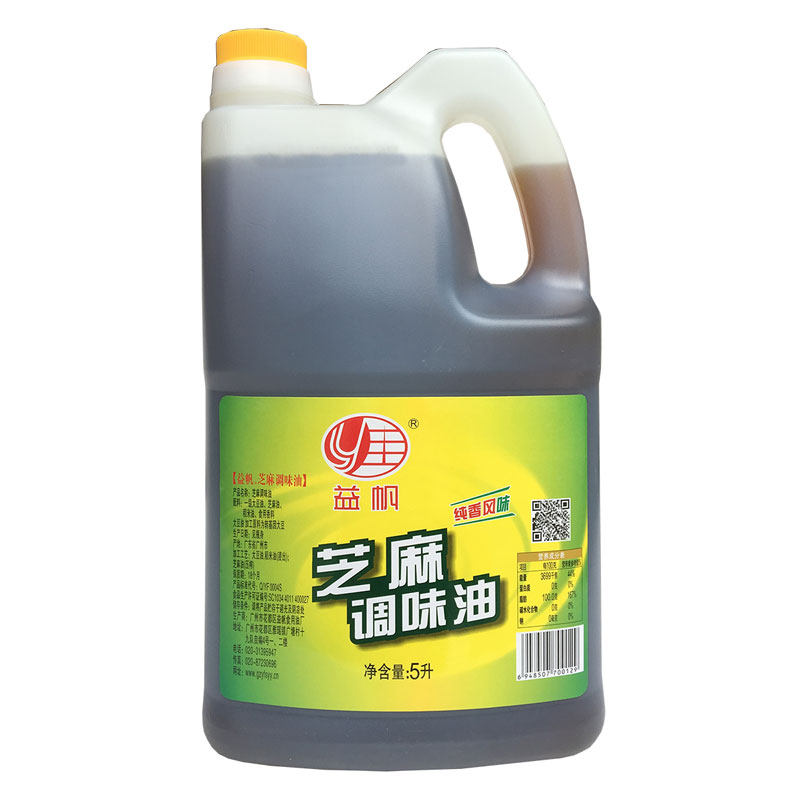 芝麻益帆调味油5升香麻油香油