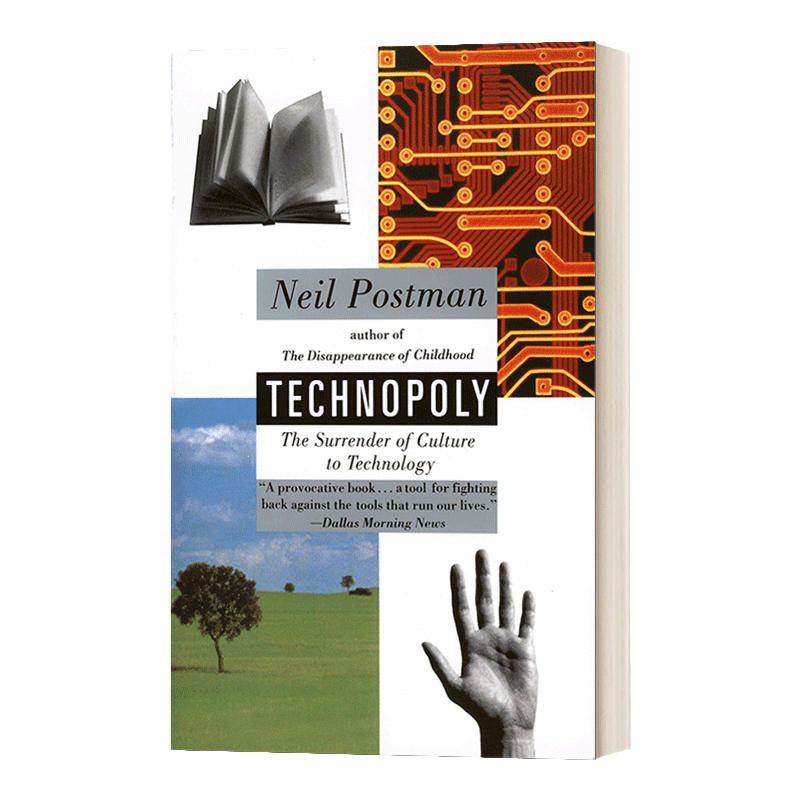 英文原版 Technopoly 技术垄断 文化向技术投降 英文版 Neil Postman 纯全英文版正版原著进口英语书籍