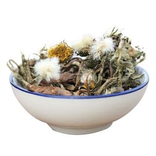 野生蒲公英带根干全草花茶非特级新鲜蒲公英整颗棵株婆婆丁500g