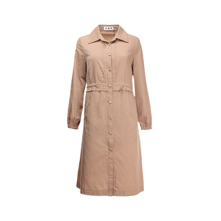 声雨竹官方旗舰店2024年秋季新款休闲风衣外套女高级感韩系风衣