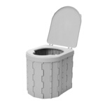 户外折叠车载马桶便携式户外移动应急厕所自驾游用品车用坐便器旅