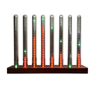 LED拟辉光频谱显示拾音频谱氛围灯声控音乐频谱电竞房直播节奏灯