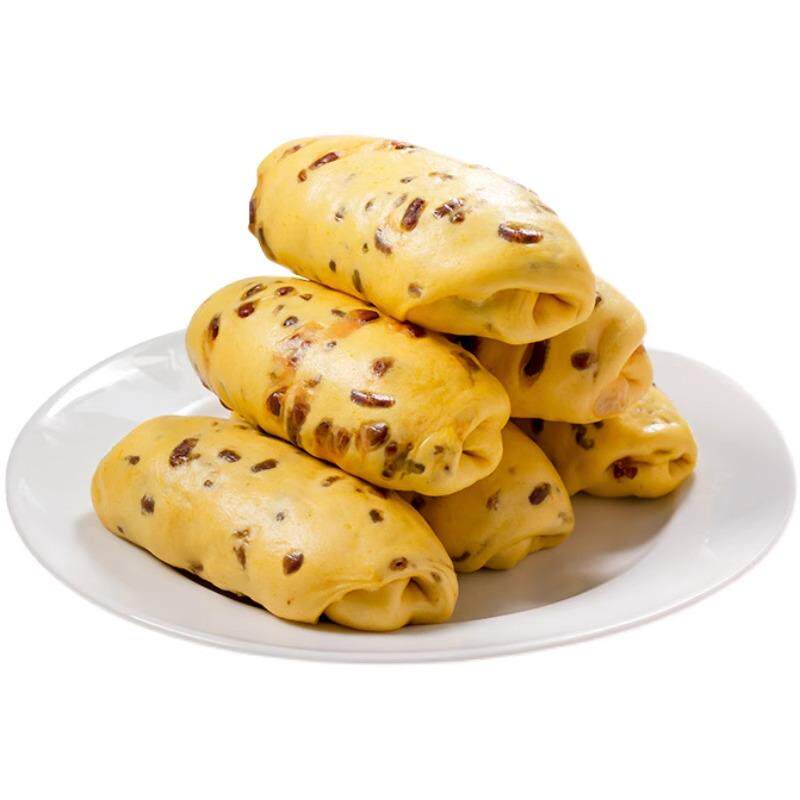吕禄南瓜红豆卷学生儿童早餐