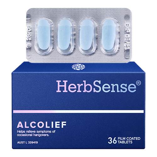 Herbsense贺柏圣澳洲解酒药小蓝盒酒前后醒酒熬夜片应酬3盒装36粒