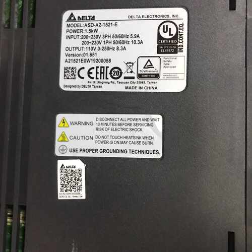 议价伺服驱动器ASD-A2-1521-E，1.5kw功率，适用