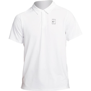 Nike网球polo衫男子 耐克翻领T恤透气速干球服运动上衣FZ6908-100