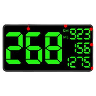 gps抬头显示器速度里程表汽车通用车载电子迈速表时速车速无线HUD