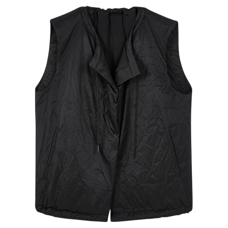 个性褶皱马甲新款设计感潮牌背心