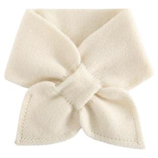 韩系甜美女童小围巾纯山羊绒针织女宝宝春秋围脖领巾女孩围巾保暖