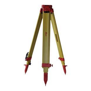 莱卡全站仪实木支架水准仪三脚架经纬仪三脚架通用接口抗摔耐用