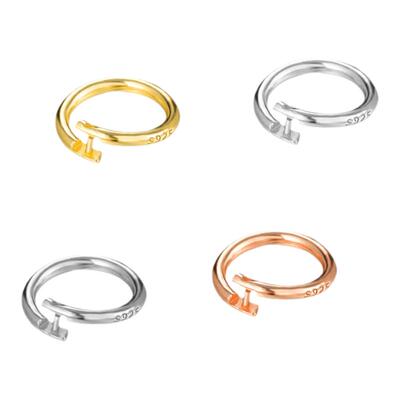 左欧s925纯银不易过敏吊坠配件