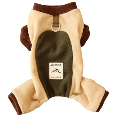 泡品狗狗衣服秋冬装撞色保暖绒衣