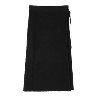 THESOONG/新经典一片式100%棉过令士针织无弹暗扣中腰半身裙5624