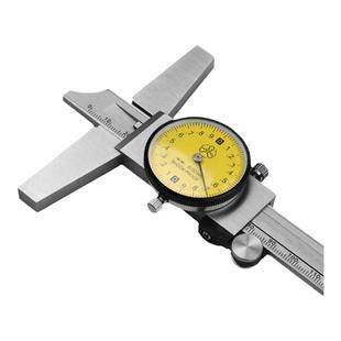 台湾三丰深度尺高精度带表深度卡尺游标卡尺电子数显不锈钢深度尺