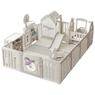 美高熊魔法游戏围栏婴儿防护栏客厅地上儿童室内宝宝爬爬行垫乐园