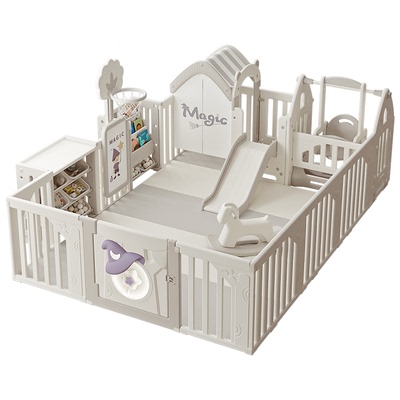 美高熊魔法围栏婴儿防护栏爬爬垫