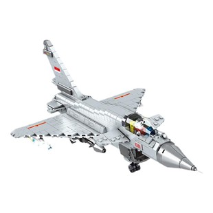 积木军事系列战斗机航母坦克男孩拼图6到12岁适用于乐高益智玩具