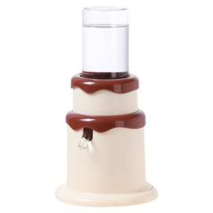 它适仓鼠蛋糕水壶饮水器喝水器喂水器水樽金丝熊真空防漏立式支架