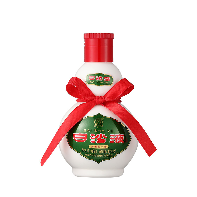 白沙液小葫芦浓酱兼香型纯粮食大曲小酒版45度100mL自饮口粮收藏 酒酒实拍商品图