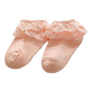 儿童袜子春夏女童宝宝公主短袜透气薄棉袜花边袜网眼袜船袜蕾丝袜