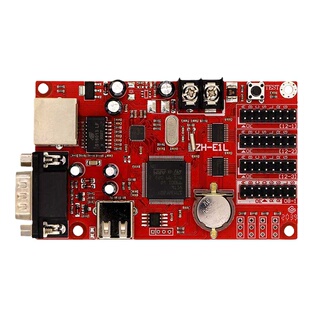 中航控制卡ZH-E1L网口+U盘+串口 LED户内外单双色显示屏主板包邮