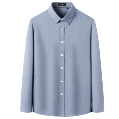 杉杉磨毛加厚含羊毛男士长袖衬衫