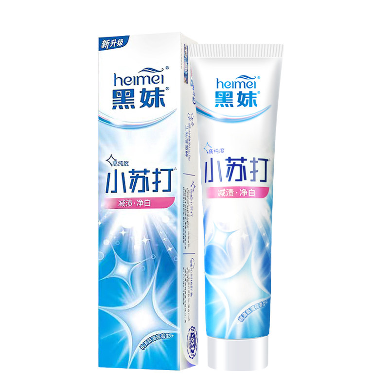 黑妹桃香茶香去渍护齿清口气牙膏