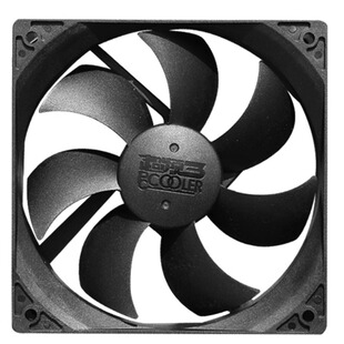 pccooler超频三ATX电源风扇12cm台式机静音2针电脑替换风扇2pin
