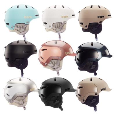 BERN美国滑雪头盔MIPS卡其色白色
