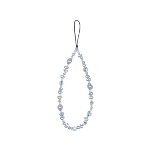 班诗迪手机链珍珠手机挂绳挂饰爱心串珠ccd挂链相机挂绳手腕链条diy挂绳怪石珍珠通用相机佳能通用轻奢小众