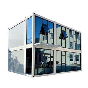集装箱活动板房住人带卫生间阳光房移动房自己组装玻璃简易房茶室